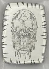 2 Oz Melted Skull Beaten and Scarred