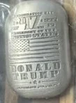 1 Oz Trump Inauguration Bar